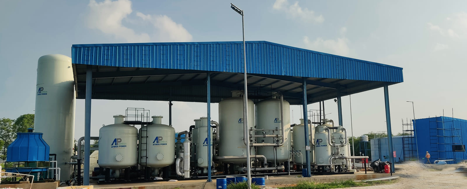 biogas purification plant